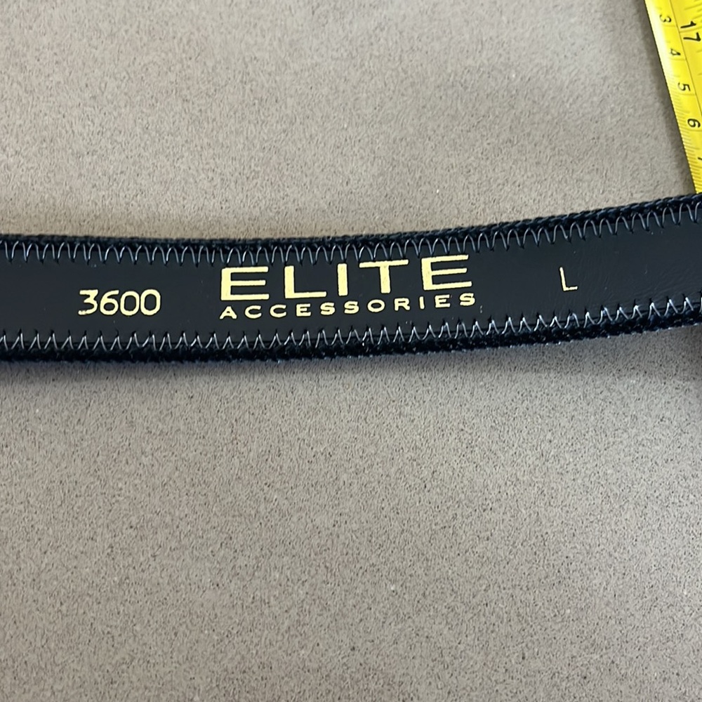 ❌sold at live❌Black and silver metallic tie belt from Elite - Picture 11 of 12